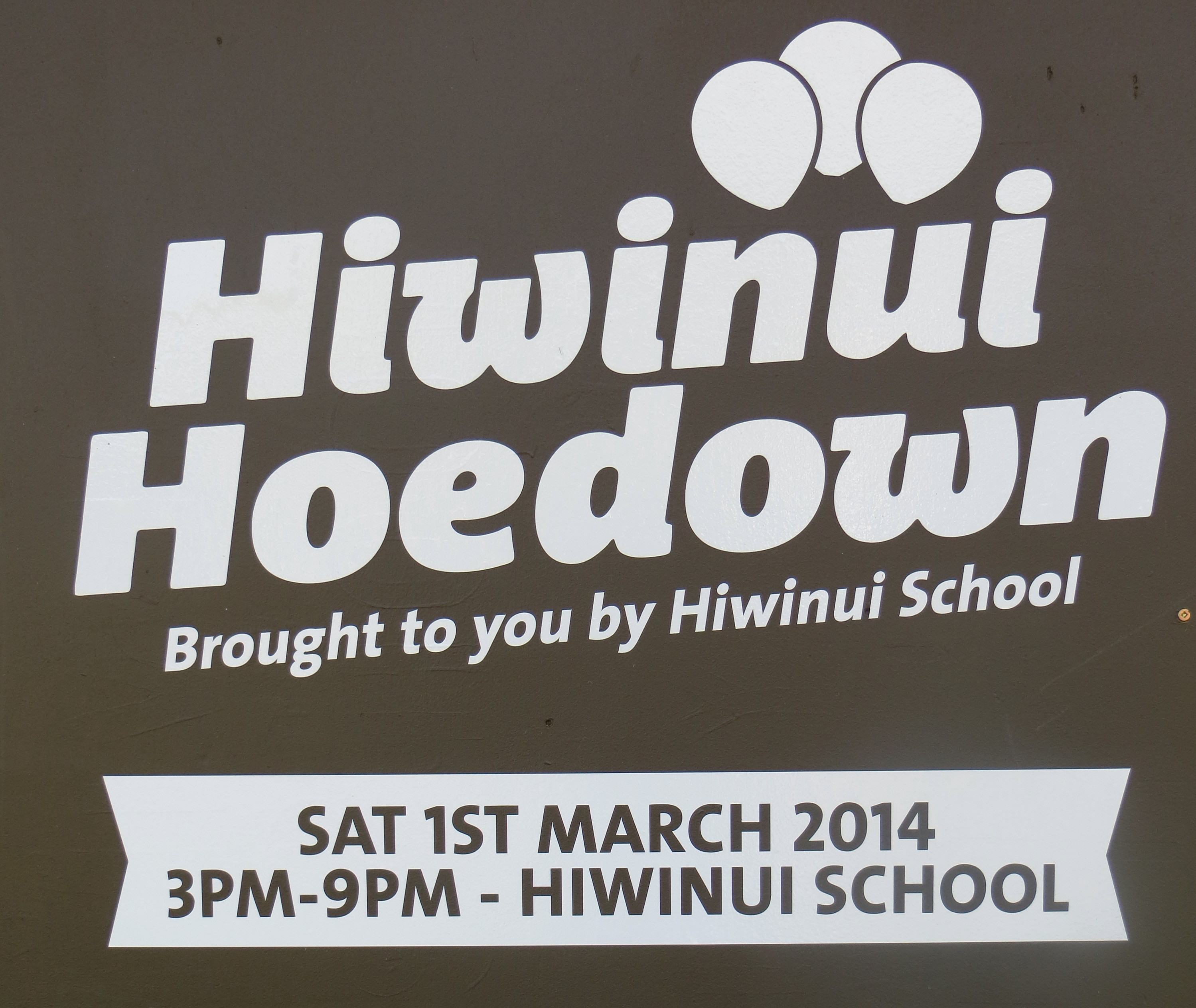 Hiwinui Hoedown: Saturday, 1 March