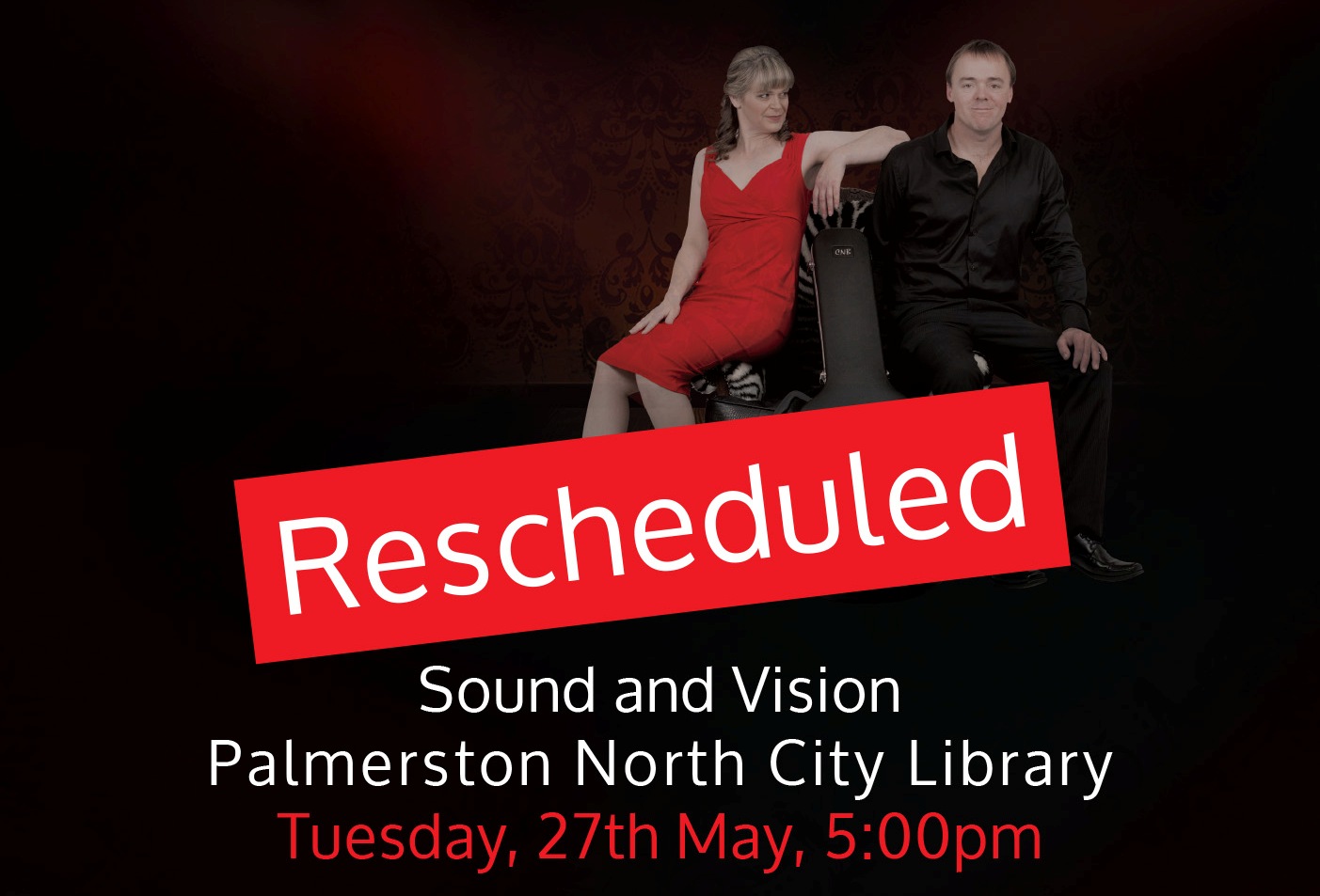 Mother’s Day Sound and Vision gig rescheduled: Tuesday, 27 May, 5:00pm